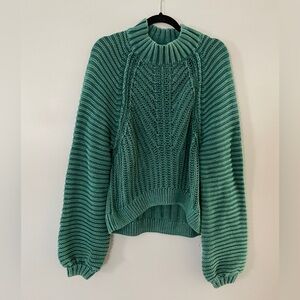 Free people sweetheart mock neck sweater